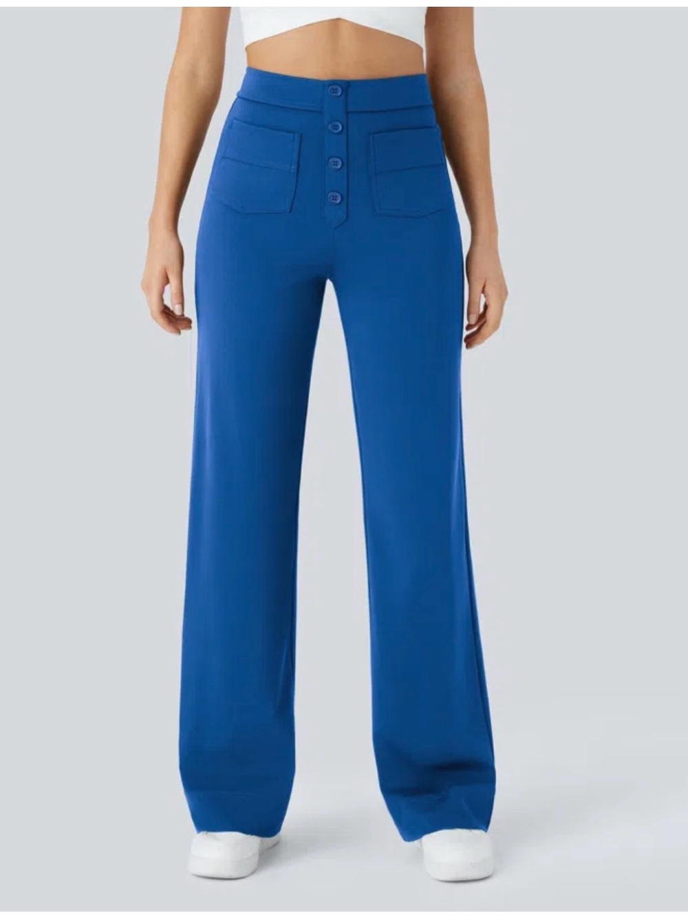 Halara Daystretch High-Waisted pockets Pants in Royal Blue